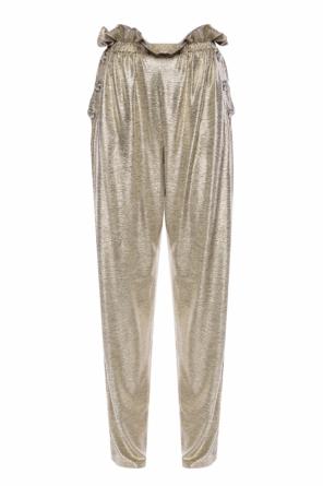 Trousers with decorative gathers, zdjęcie 1 Trousers with decorative gathers od Balmain